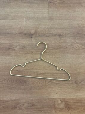 Amazon Gold Wrapped Metal Clothing Hanger Set - Sleek Metal Design